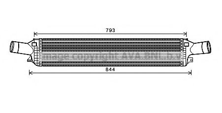 Imagine Intercooler, compresor AVA QUALITY COOLING AI4319