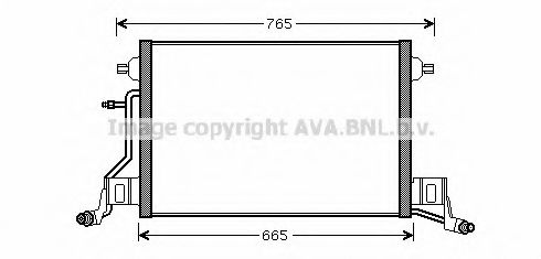 Imagine Condensator, climatizare AVA QUALITY COOLING AI5264