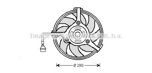 Imagine Ventilator, radiator AVA QUALITY COOLING AI7510