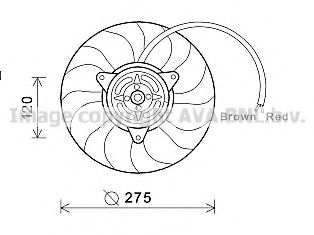 Imagine Ventilator, radiator AVA QUALITY COOLING AI7515