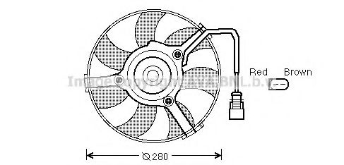 Imagine Ventilator, radiator AVA QUALITY COOLING AI7516