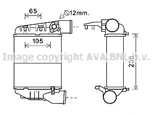 Imagine Intercooler, compresor AVA QUALITY COOLING AIA4248