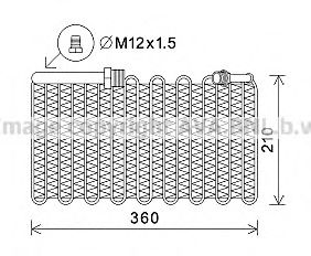 Imagine evaporator,aer conditionat AVA QUALITY COOLING AIV355