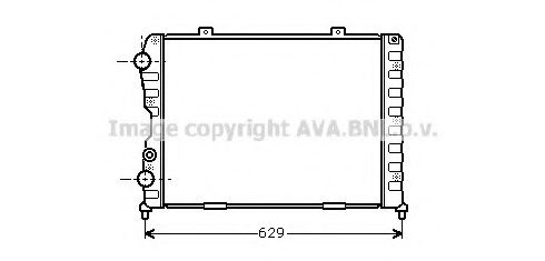 Imagine Radiator, racire motor AVA QUALITY COOLING AL2056