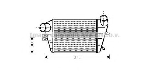 Imagine Intercooler, compresor AVA QUALITY COOLING AL4086