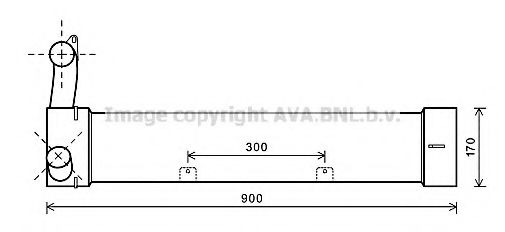 Imagine Intercooler, compresor AVA QUALITY COOLING AU4214