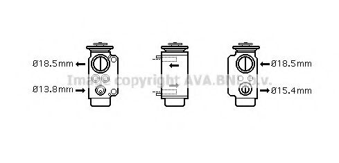 Imagine Supapa expansiune, clima AVA QUALITY COOLING BW1240