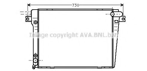 Imagine Radiator, racire motor AVA QUALITY COOLING BW2062