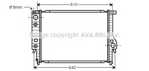 Imagine Radiator, racire motor AVA QUALITY COOLING BW2097