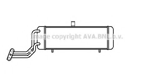 Imagine Radiator ulei, ulei motor AVA QUALITY COOLING BW3129