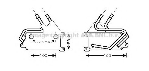 Imagine Radiator racire ulei, cutie de viteze automata AVA QUALITY COOLING BW3315