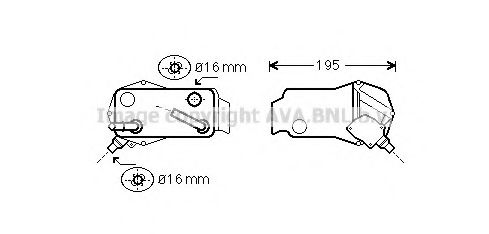 Imagine Radiator racire ulei, cutie de viteze automata AVA QUALITY COOLING BW3350