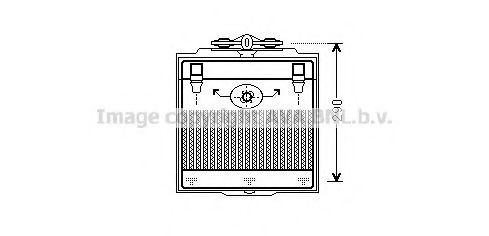 Imagine Radiator ulei, ulei motor AVA QUALITY COOLING BW3400