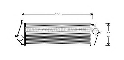 Imagine Intercooler, compresor AVA QUALITY COOLING BW4193