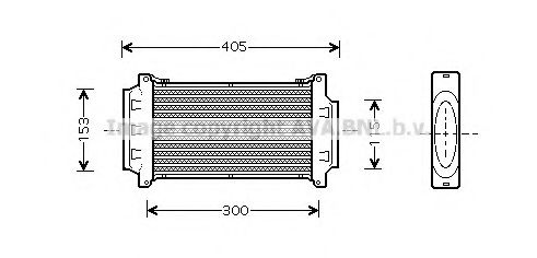 Imagine Intercooler, compresor AVA QUALITY COOLING BW4262