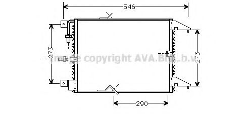 Imagine Condensator, climatizare AVA QUALITY COOLING BW5174