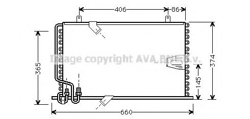 Imagine Condensator, climatizare AVA QUALITY COOLING BW5184