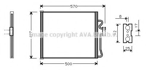 Imagine Condensator, climatizare AVA QUALITY COOLING BW5192