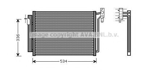 Imagine Condensator, climatizare AVA QUALITY COOLING BW5281D