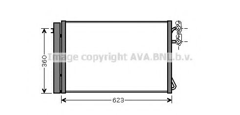 Imagine Condensator, climatizare AVA QUALITY COOLING BW5295