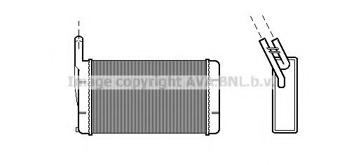 Imagine Schimbator caldura, incalzire habitaclu AVA QUALITY COOLING BW6077