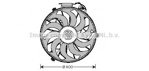 Imagine Ventilator, radiator AVA QUALITY COOLING BW7507