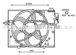 Imagine Ventilator, radiator AVA QUALITY COOLING BW7531