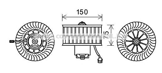 Imagine Electromotor, ventilatie interioara AVA QUALITY COOLING BW8485