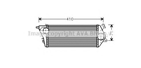 Imagine Intercooler, compresor AVA QUALITY COOLING BWA4265