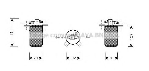 Imagine uscator,aer conditionat AVA QUALITY COOLING BWD021