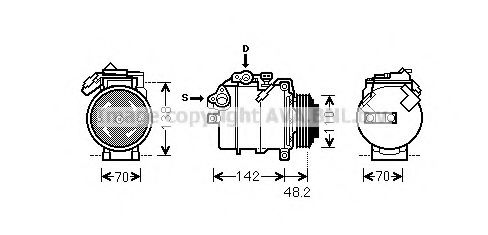 Imagine Compresor, climatizare AVA QUALITY COOLING BWK385