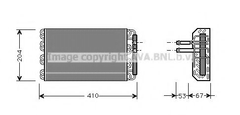 Imagine evaporator,aer conditionat AVA QUALITY COOLING BWV019