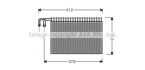 Imagine evaporator,aer conditionat AVA QUALITY COOLING BWV269