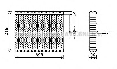 Imagine evaporator,aer conditionat AVA QUALITY COOLING BWV402