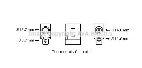 Imagine Supapa expansiune, clima AVA QUALITY COOLING CN1221