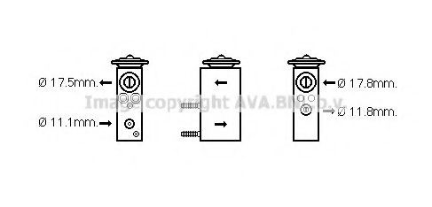 Imagine Supapa expansiune, clima AVA QUALITY COOLING CN1275