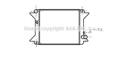 Imagine Radiator, racire motor AVA QUALITY COOLING CN2001