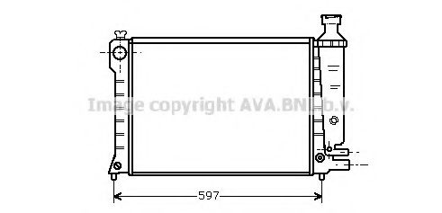 Imagine Radiator, racire motor AVA QUALITY COOLING CN2036