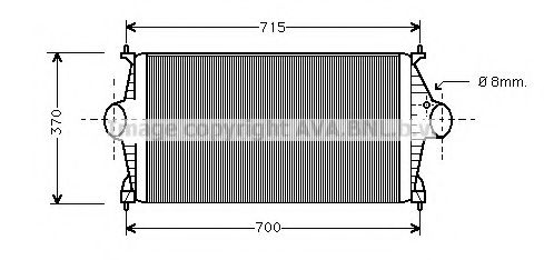 Imagine Intercooler, compresor AVA QUALITY COOLING CN4043