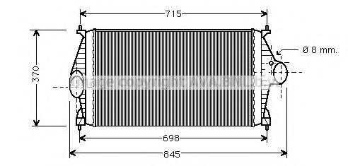 Imagine Intercooler, compresor AVA QUALITY COOLING CN4126