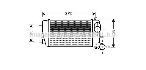 Imagine Intercooler, compresor AVA QUALITY COOLING CN4212