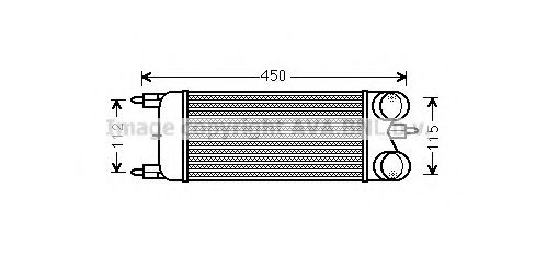 Imagine Intercooler, compresor AVA QUALITY COOLING CN4267