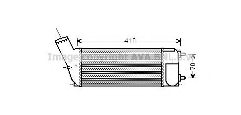 Imagine Intercooler, compresor AVA QUALITY COOLING CN4268