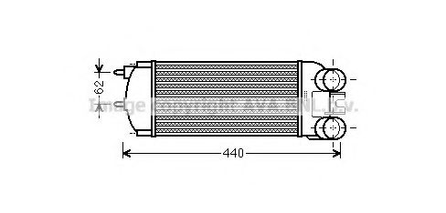 Imagine Intercooler, compresor AVA QUALITY COOLING CN4269