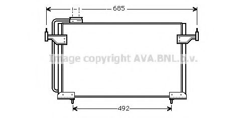 Imagine Condensator, climatizare AVA QUALITY COOLING CN5087