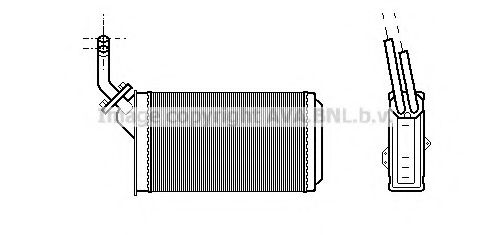 Imagine Schimbator caldura, incalzire habitaclu AVA QUALITY COOLING CN6056