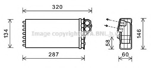 Imagine Schimbator caldura, incalzire habitaclu AVA QUALITY COOLING CN6279