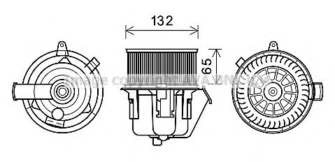 Imagine Electromotor, ventilatie interioara AVA QUALITY COOLING CN8302