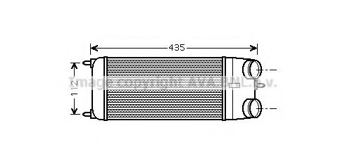 Imagine Intercooler, compresor AVA QUALITY COOLING CNA4252