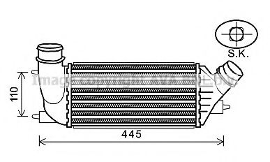 Imagine Intercooler, compresor AVA QUALITY COOLING CNA4270